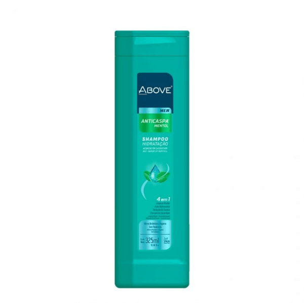 Shampoo Anticaspa Above Men 4 em 1 Mentol 325ml